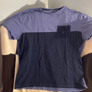 Nautica blue block T-shirt